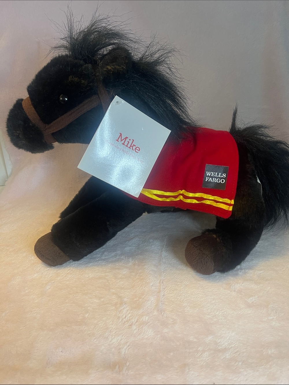 Wells Fargo Plush Black Pony- Mike